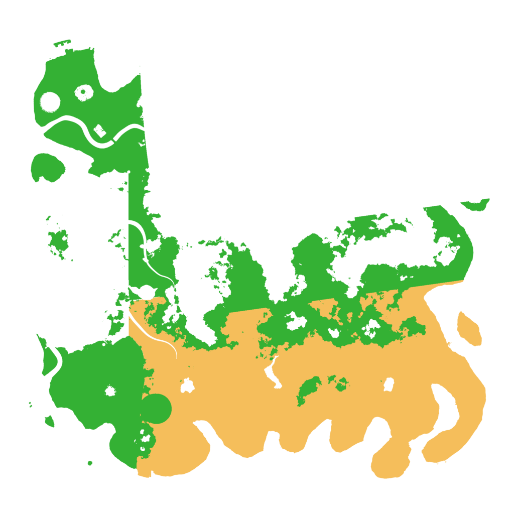 Biome Rust Map: Procedural Map, Size: 4500, Seed: 1488