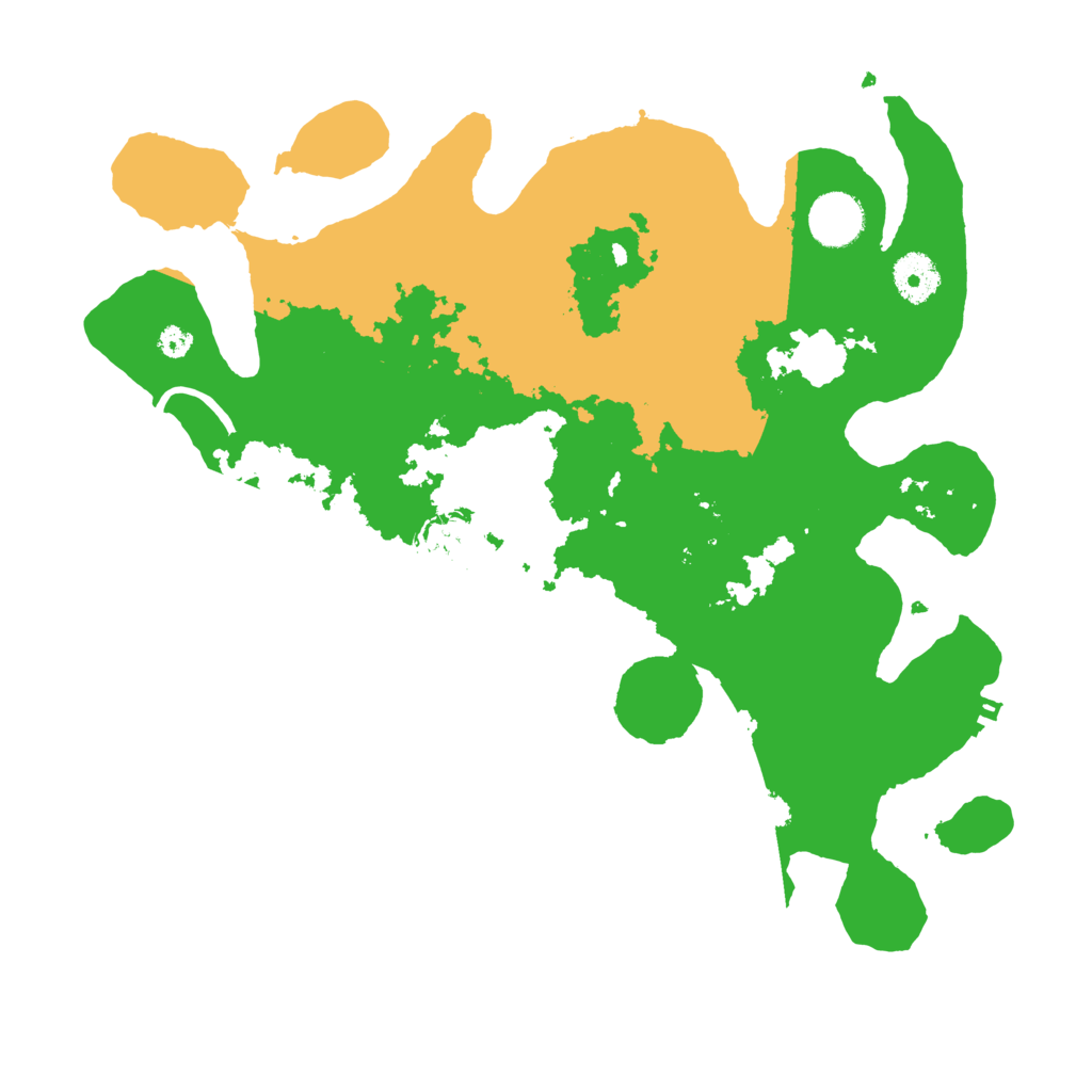 Biome Rust Map: Procedural Map, Size: 3500, Seed: 4308513