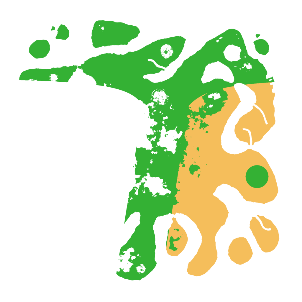 Biome Rust Map: Procedural Map, Size: 3500, Seed: 1616531