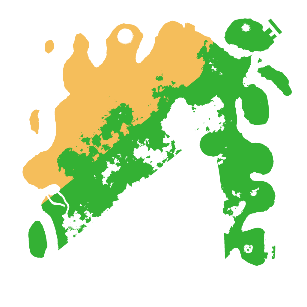 Biome Rust Map: Procedural Map, Size: 3500, Seed: 68924