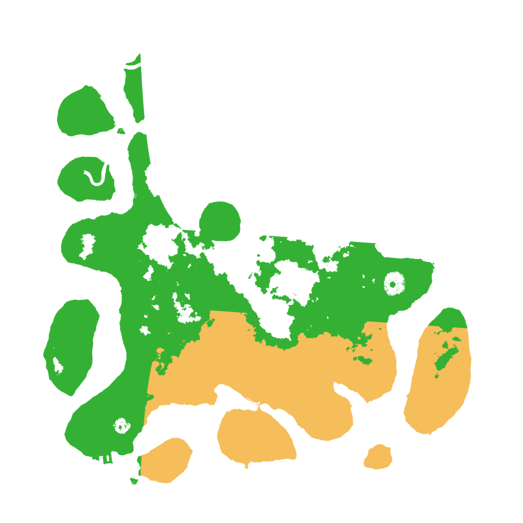 Biome Rust Map: Procedural Map, Size: 3500, Seed: 262885