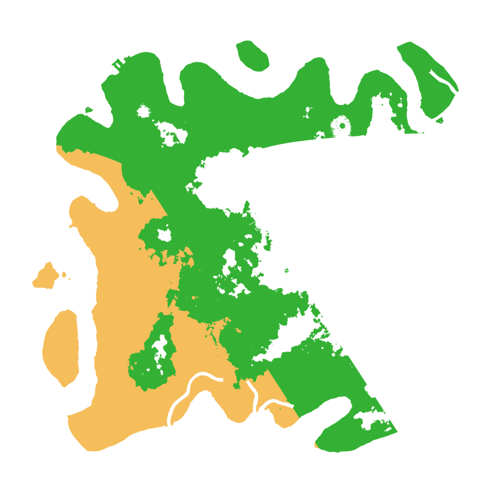 Biome Rust Map: Procedural Map, Size: 3550, Seed: 515514