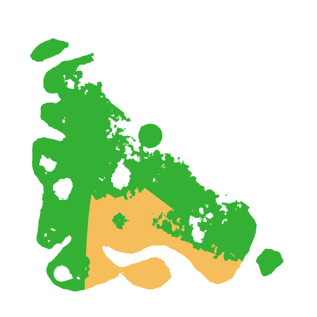 Biome Rust Map: Barren, Size: 3500, Seed: 4241007