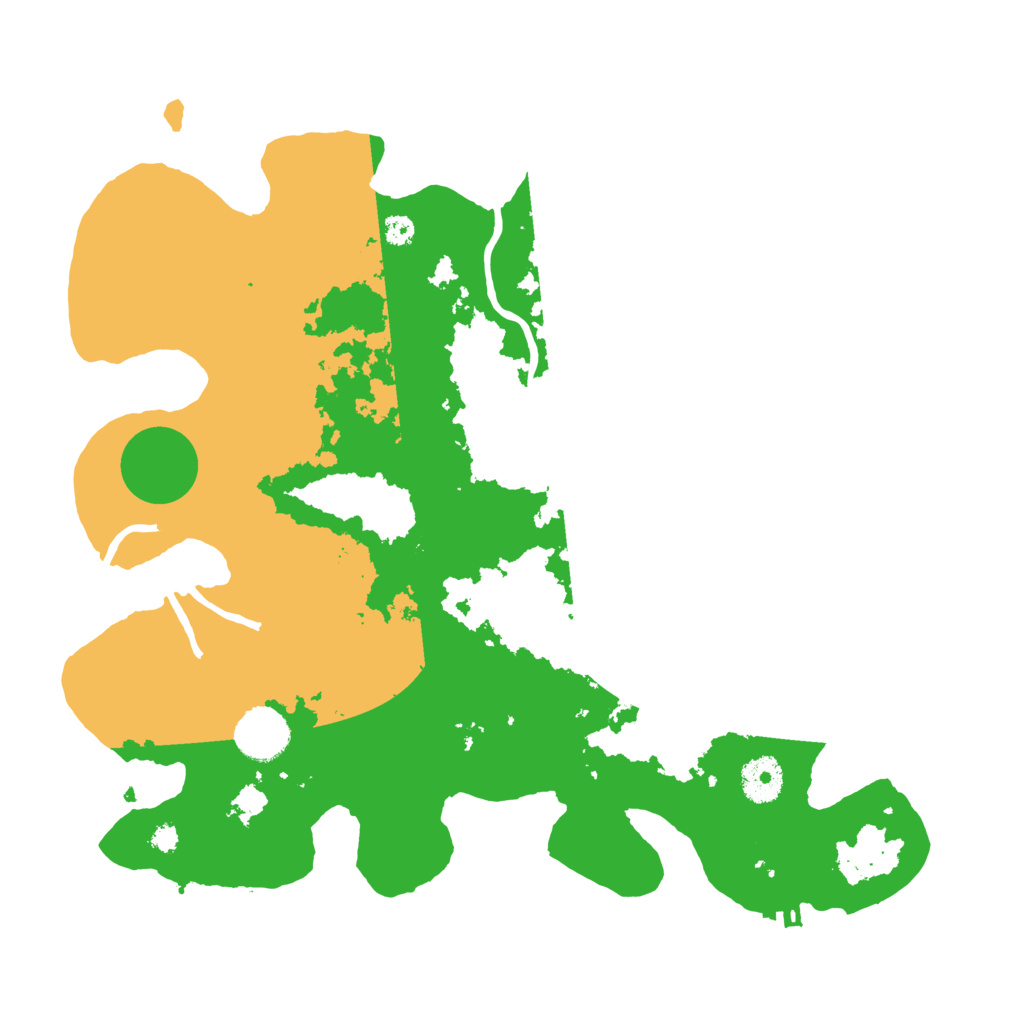 Biome Rust Map: Procedural Map, Size: 3500, Seed: 1335643