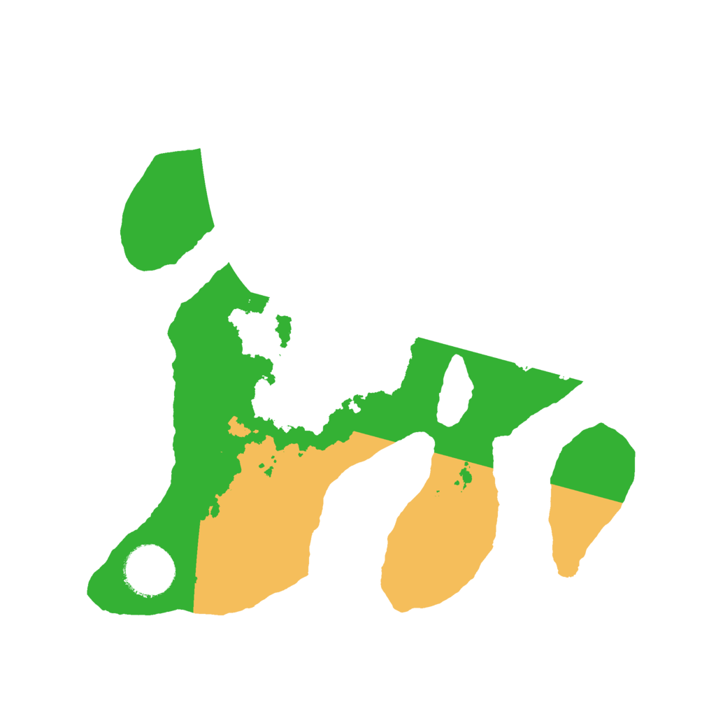 Biome Rust Map: Barren, Size: 2500, Seed: 3992169