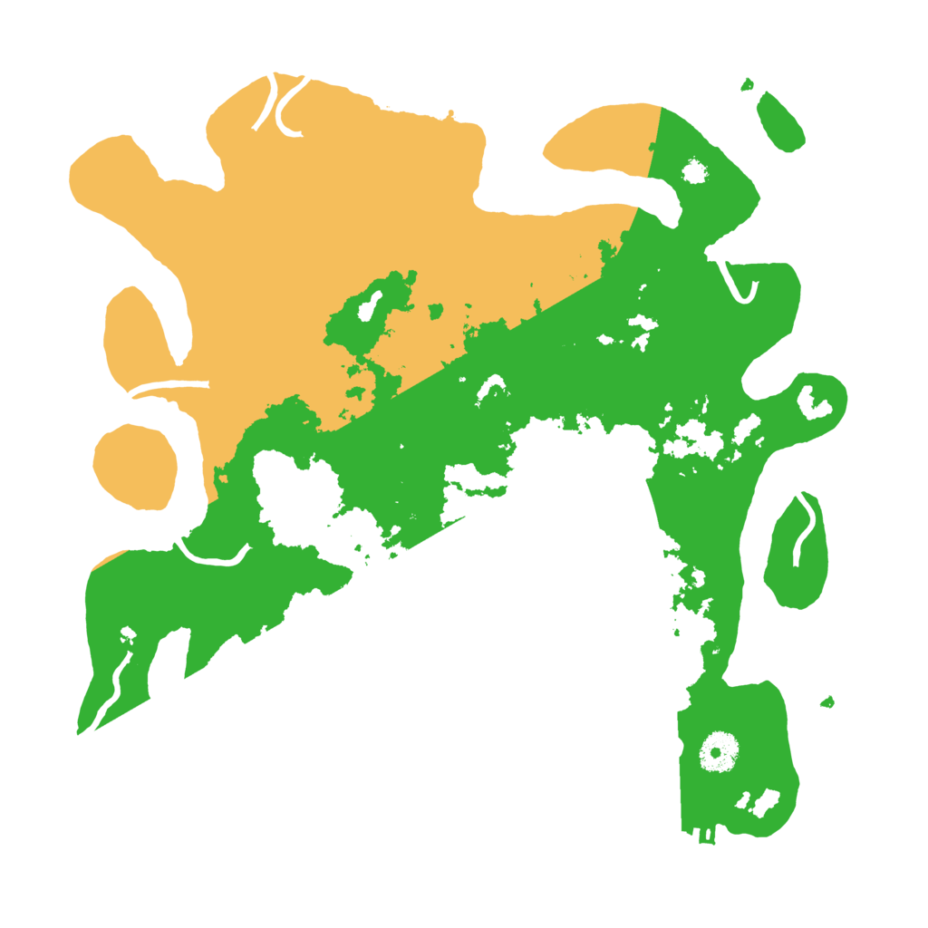 Biome Rust Map: Procedural Map, Size: 3500, Seed: 2278645
