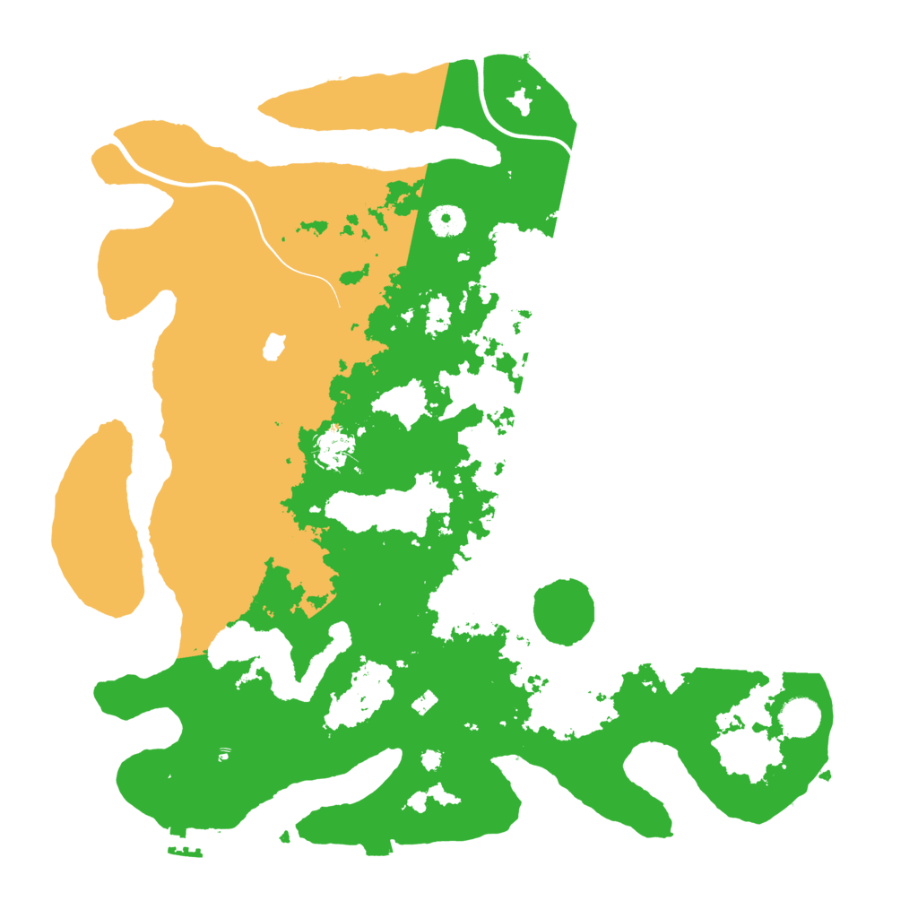 Biome Rust Map: Procedural Map, Size: 4000, Seed: 301245