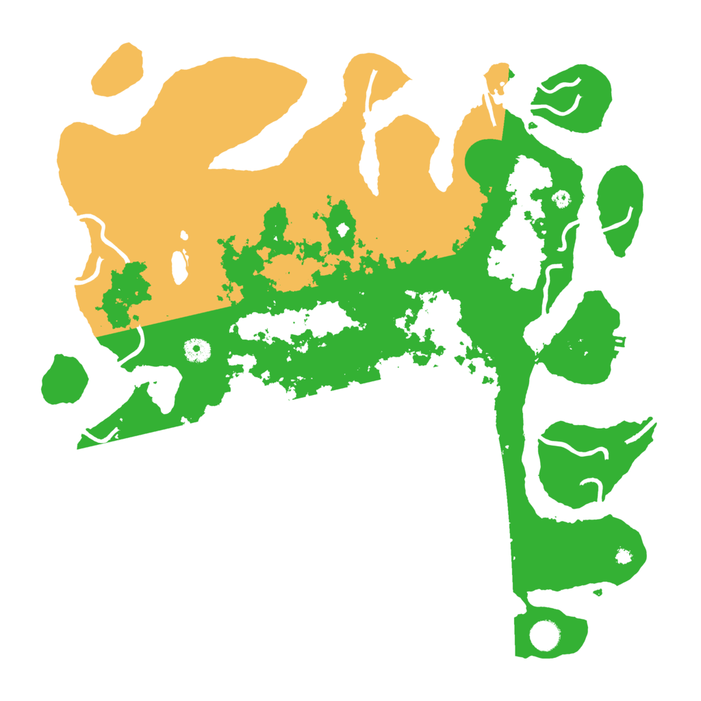 Biome Rust Map: Procedural Map, Size: 4100, Seed: 15151325