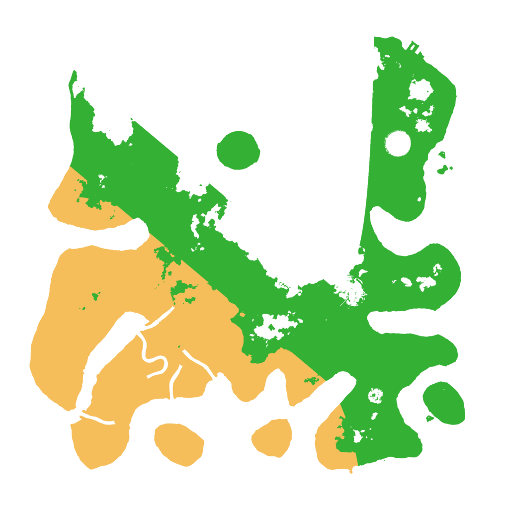 Biome Rust Map: Procedural Map, Size: 3500, Seed: 747664451