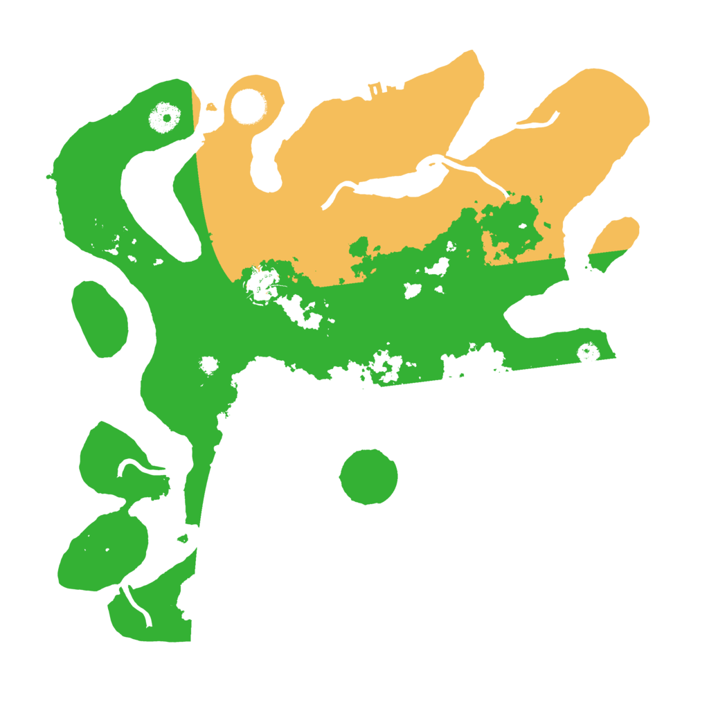 Biome Rust Map: Procedural Map, Size: 3550, Seed: 109174