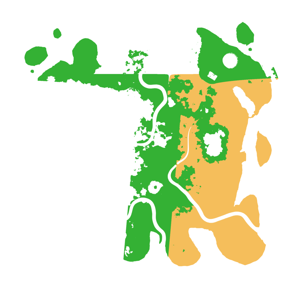 Biome Rust Map: Procedural Map, Size: 3500, Seed: 6210204