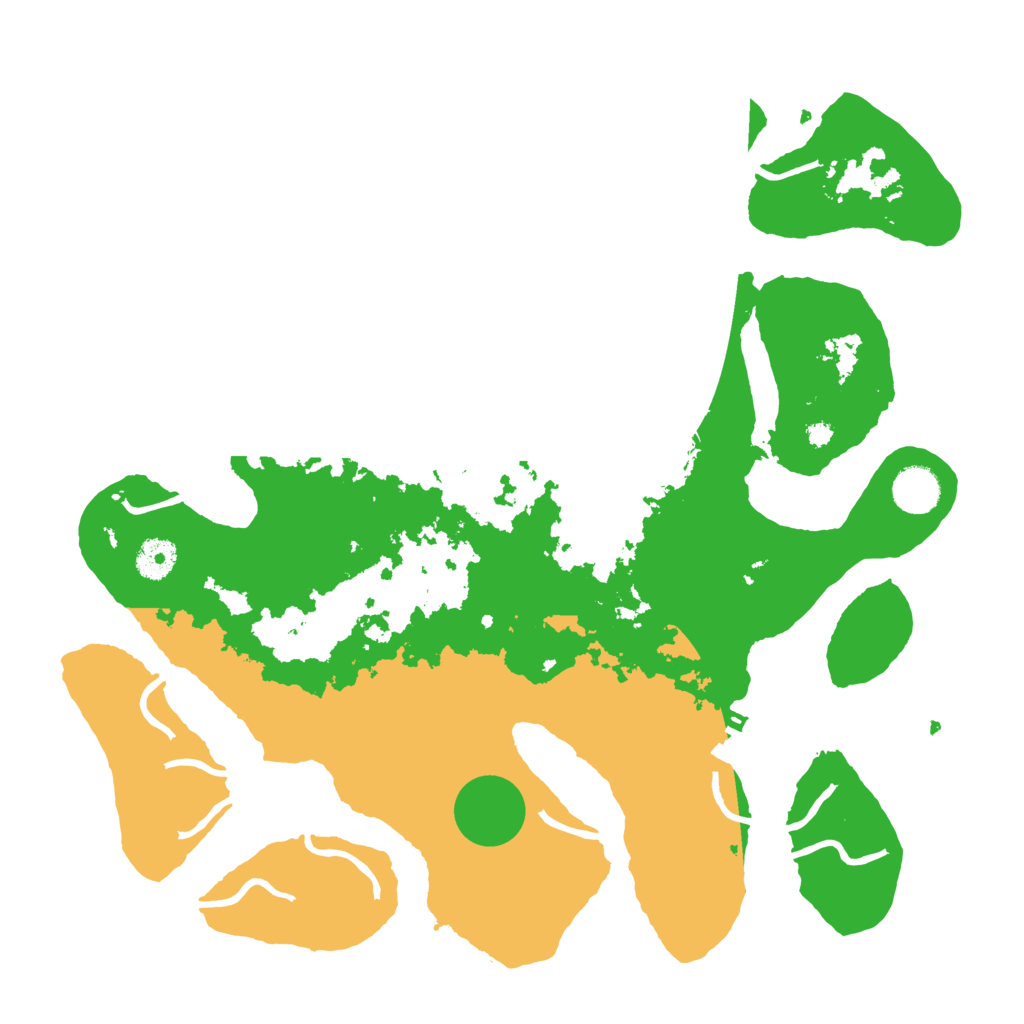 Biome Rust Map: Procedural Map, Size: 3800, Seed: 7329