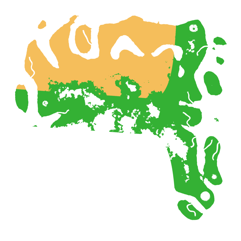 Biome Rust Map: Procedural Map, Size: 4500, Seed: 510533128