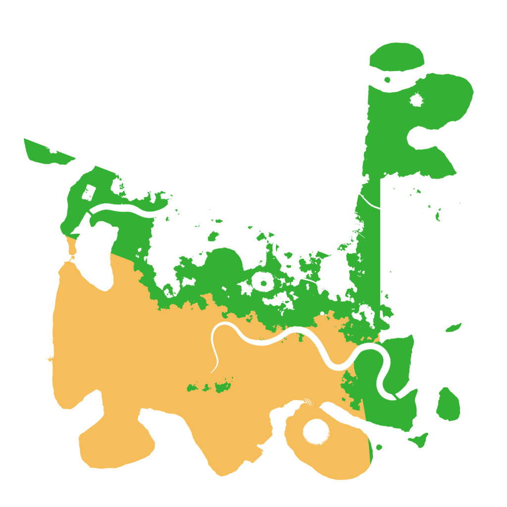 Biome Rust Map: Procedural Map, Size: 3500, Seed: 2182302