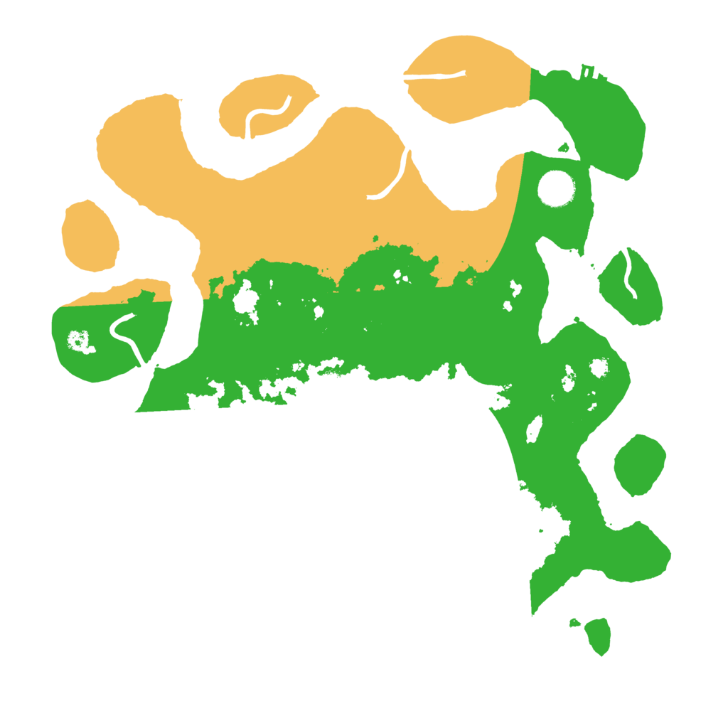 Biome Rust Map: Procedural Map, Size: 3500, Seed: 1330102