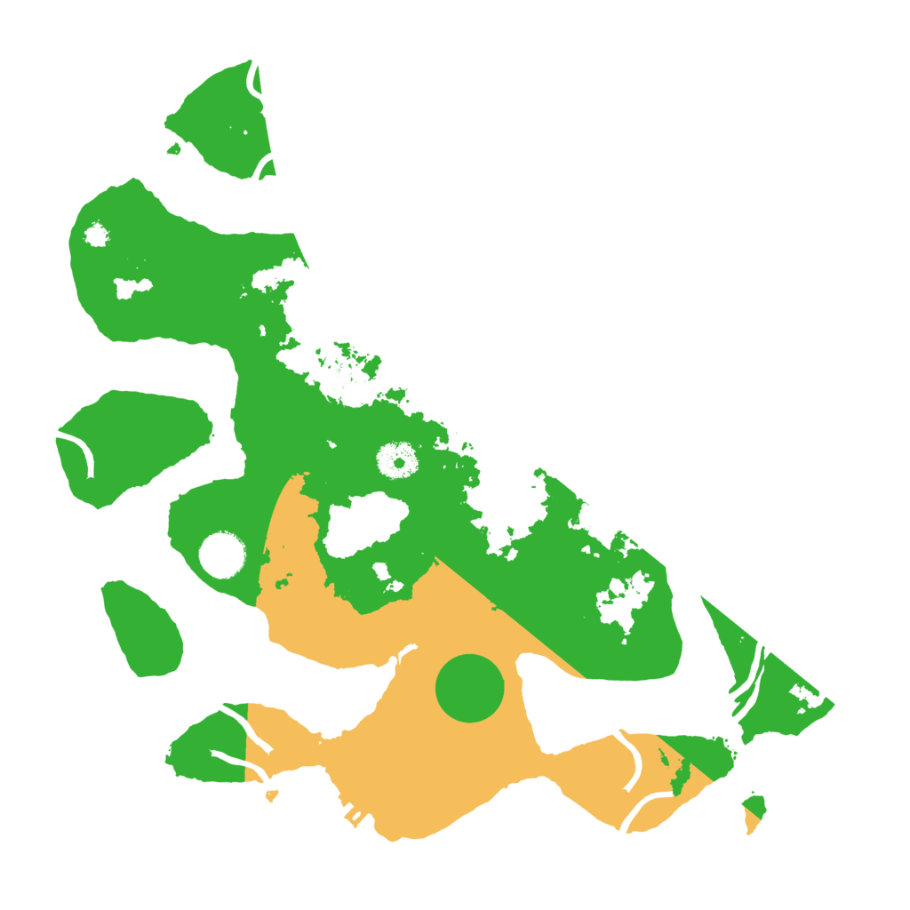 Biome Rust Map: Procedural Map, Size: 3500, Seed: 1245768