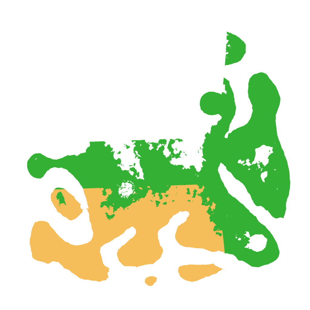 Biome Rust Map: Barren, Size: 3500, Seed: 3800884