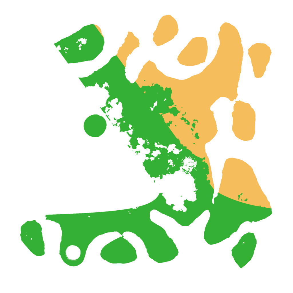 Biome Rust Map: Barren, Size: 3500, Seed: 1101960