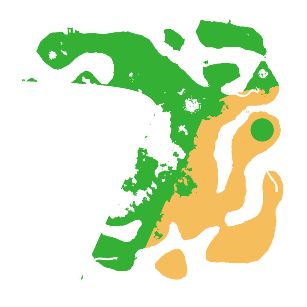 Biome Rust Map: Procedural Map, Size: 3500, Seed: 4272134