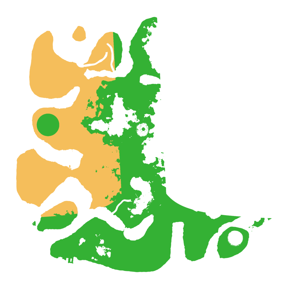 Biome Rust Map: Procedural Map, Size: 3500, Seed: 141460