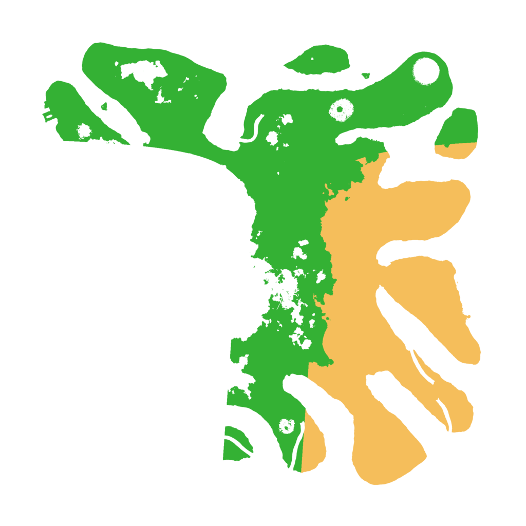 Biome Rust Map: Procedural Map, Size: 3500, Seed: 4762651