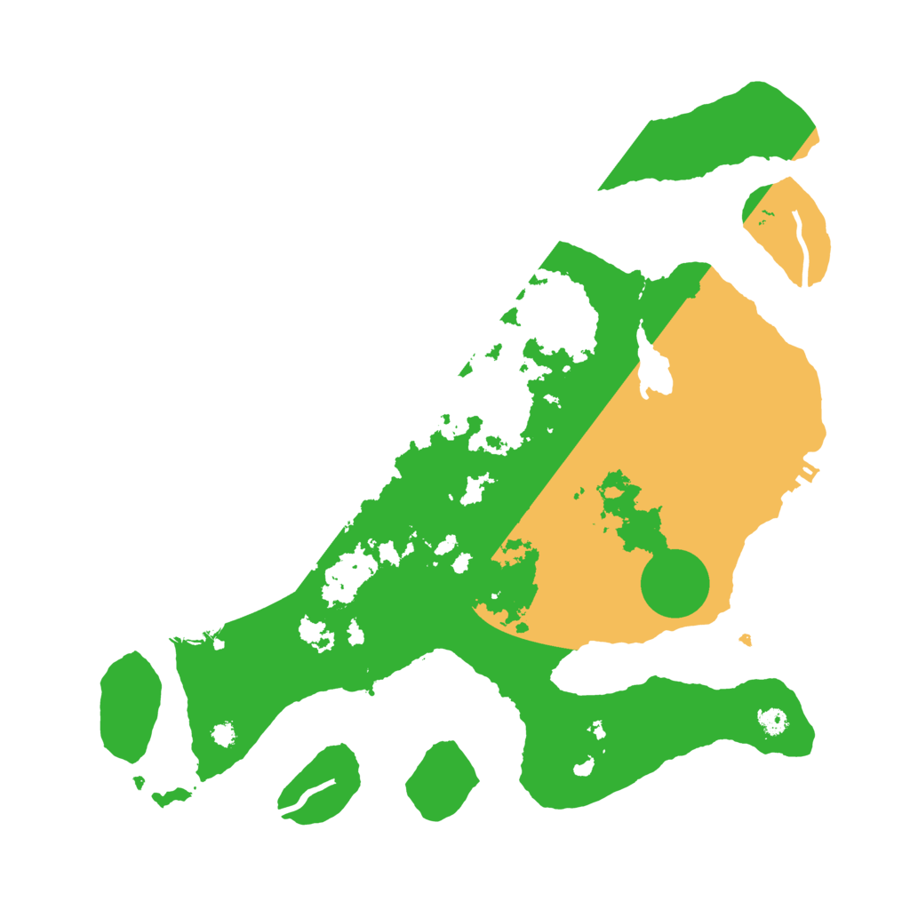 Biome Rust Map: Procedural Map, Size: 3500, Seed: 1977392