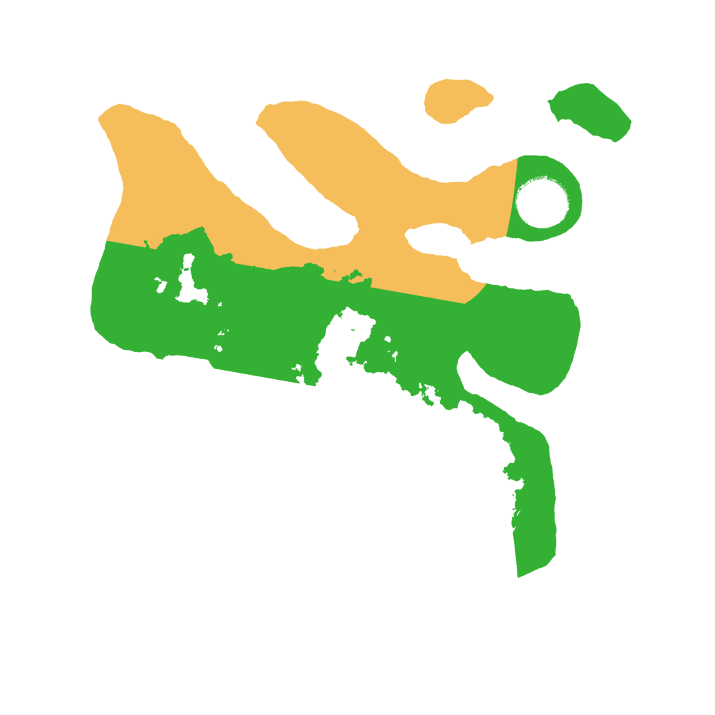 Biome Rust Map: Barren, Size: 2500, Seed: 2881047