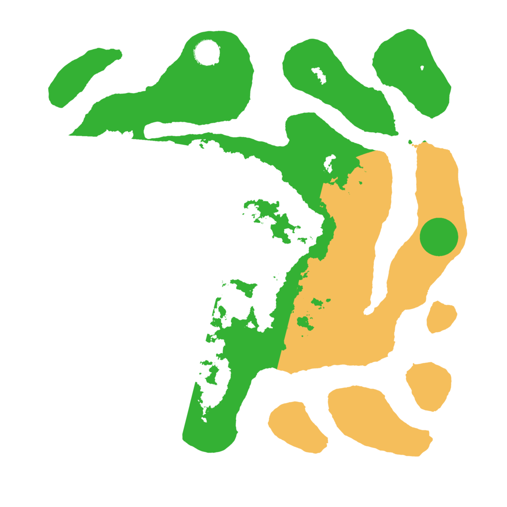 Biome Rust Map: Barren, Size: 3500, Seed: 4844644