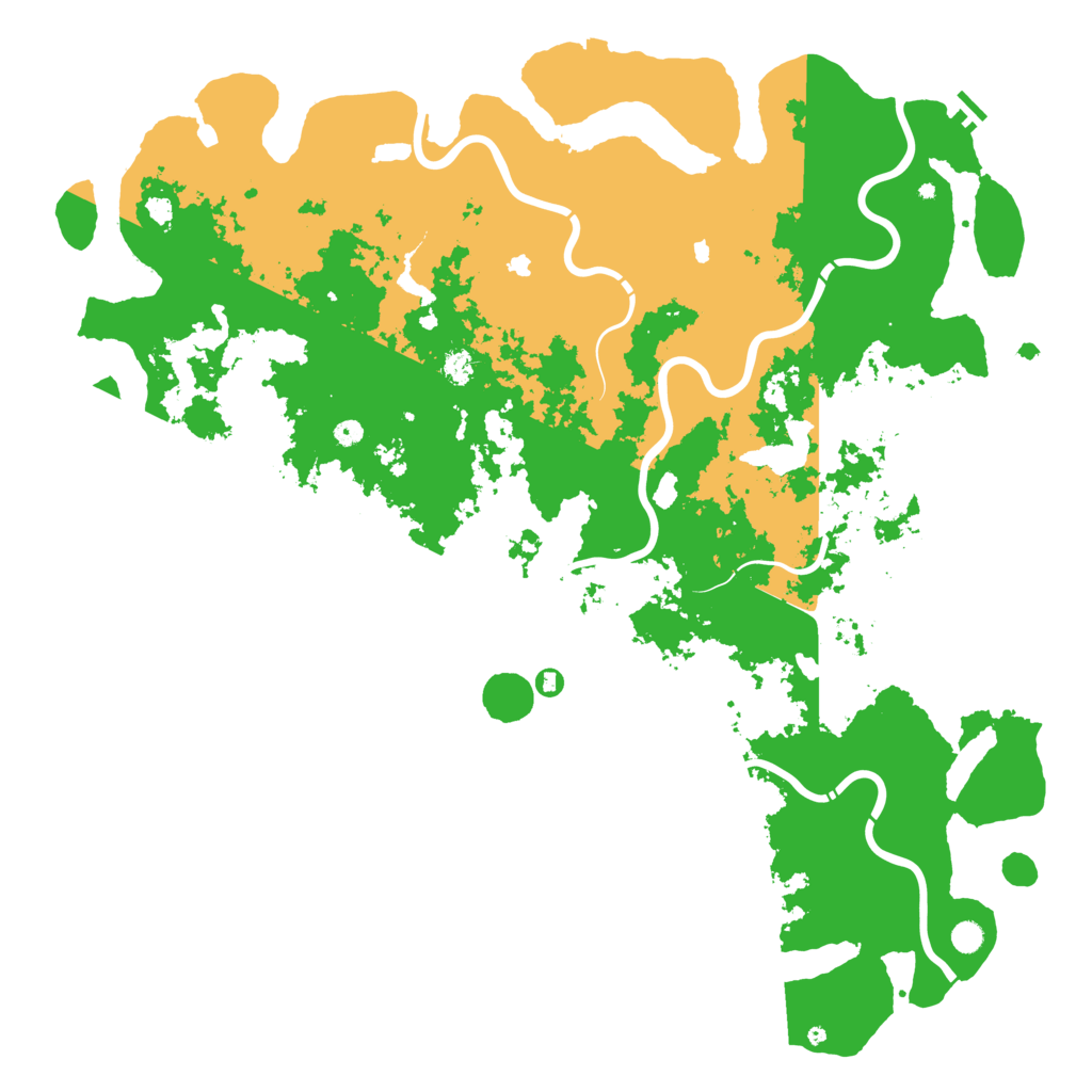 Biome Rust Map: Procedural Map, Size: 6000, Seed: 1348717194