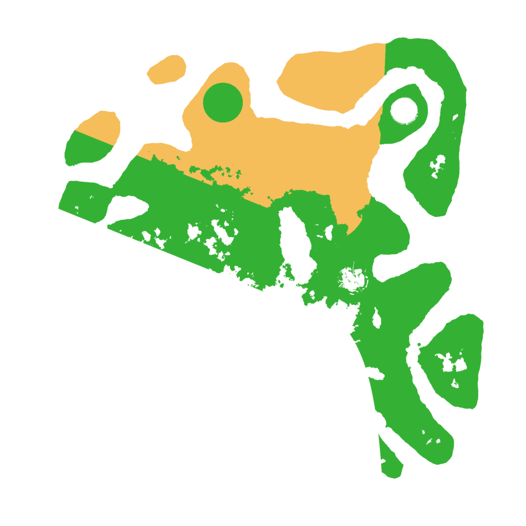 Biome Rust Map: Barren, Size: 3500, Seed: 5798648