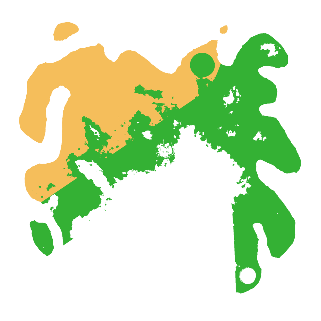 Biome Rust Map: Barren, Size: 3500, Seed: 1981704