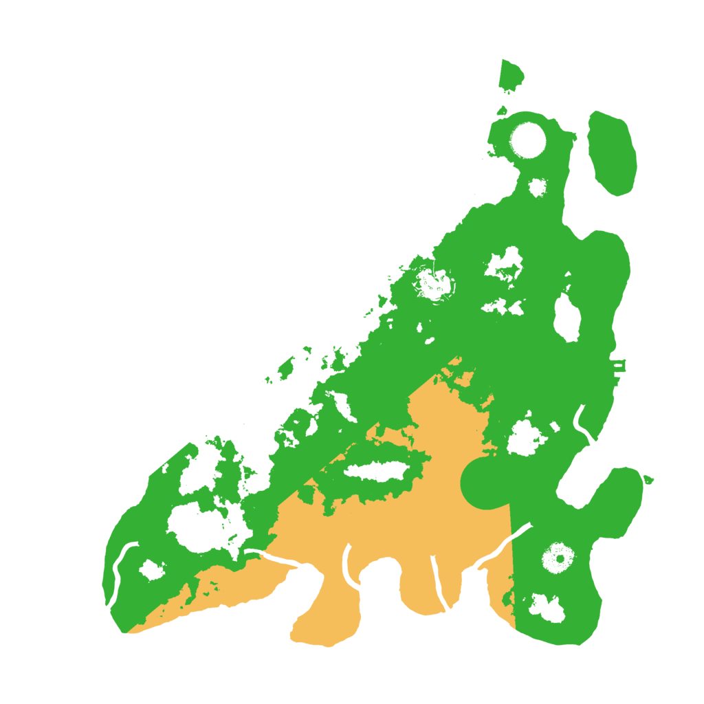 Biome Rust Map: Procedural Map, Size: 3500, Seed: 225367
