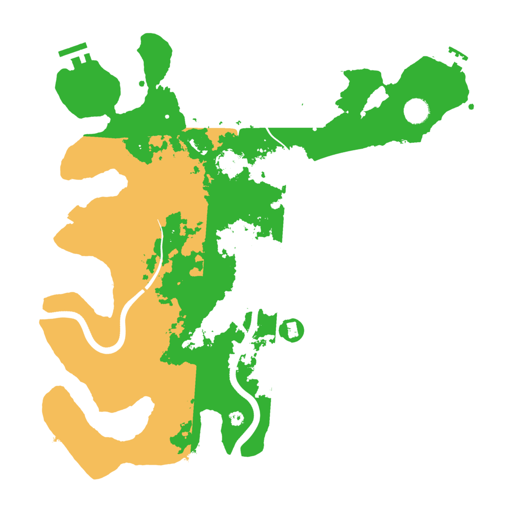 Biome Rust Map: Procedural Map, Size: 3550, Seed: 762127