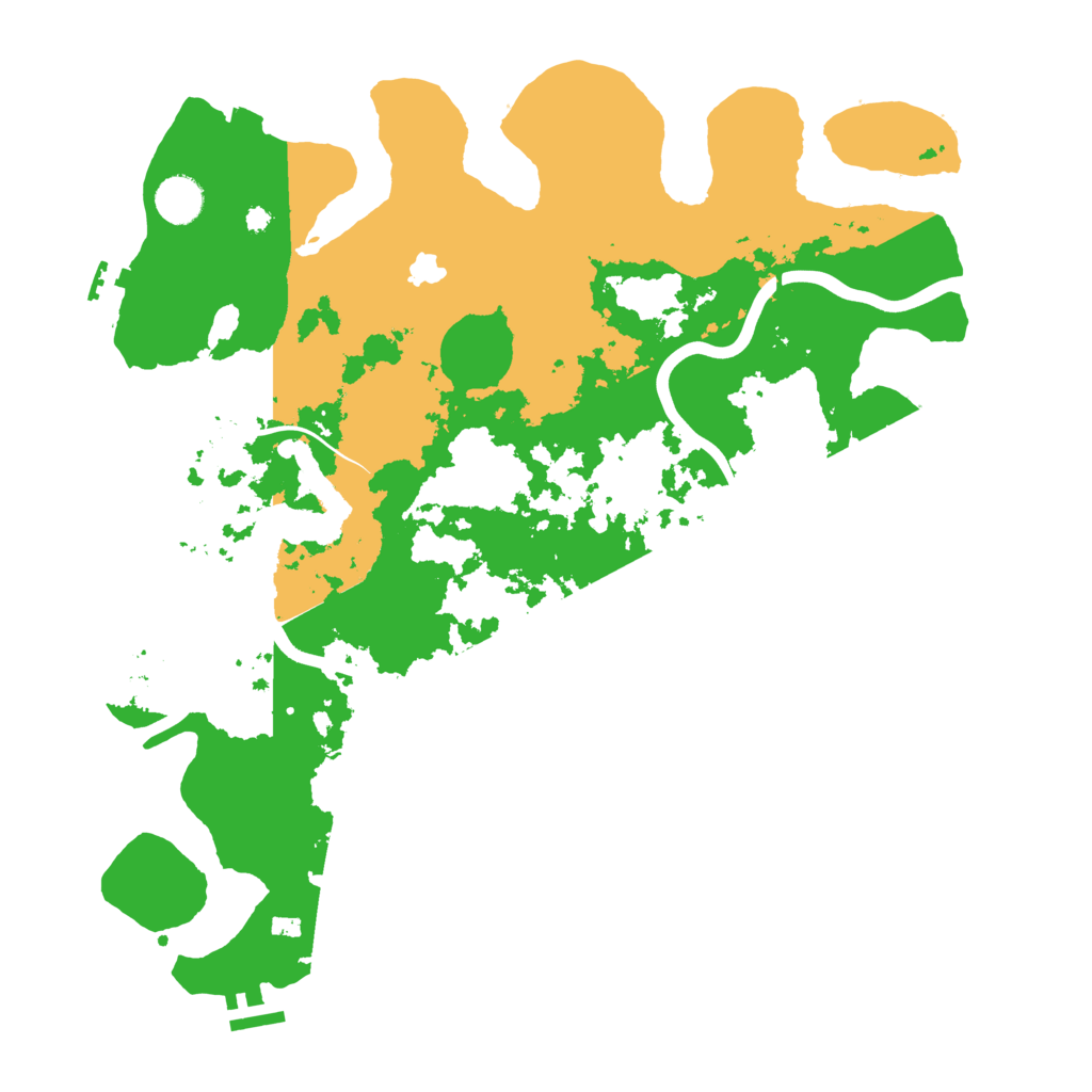 Biome Rust Map: Procedural Map, Size: 4000, Seed: 6985