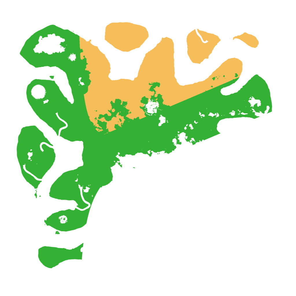 Biome Rust Map: Procedural Map, Size: 3700, Seed: 6744
