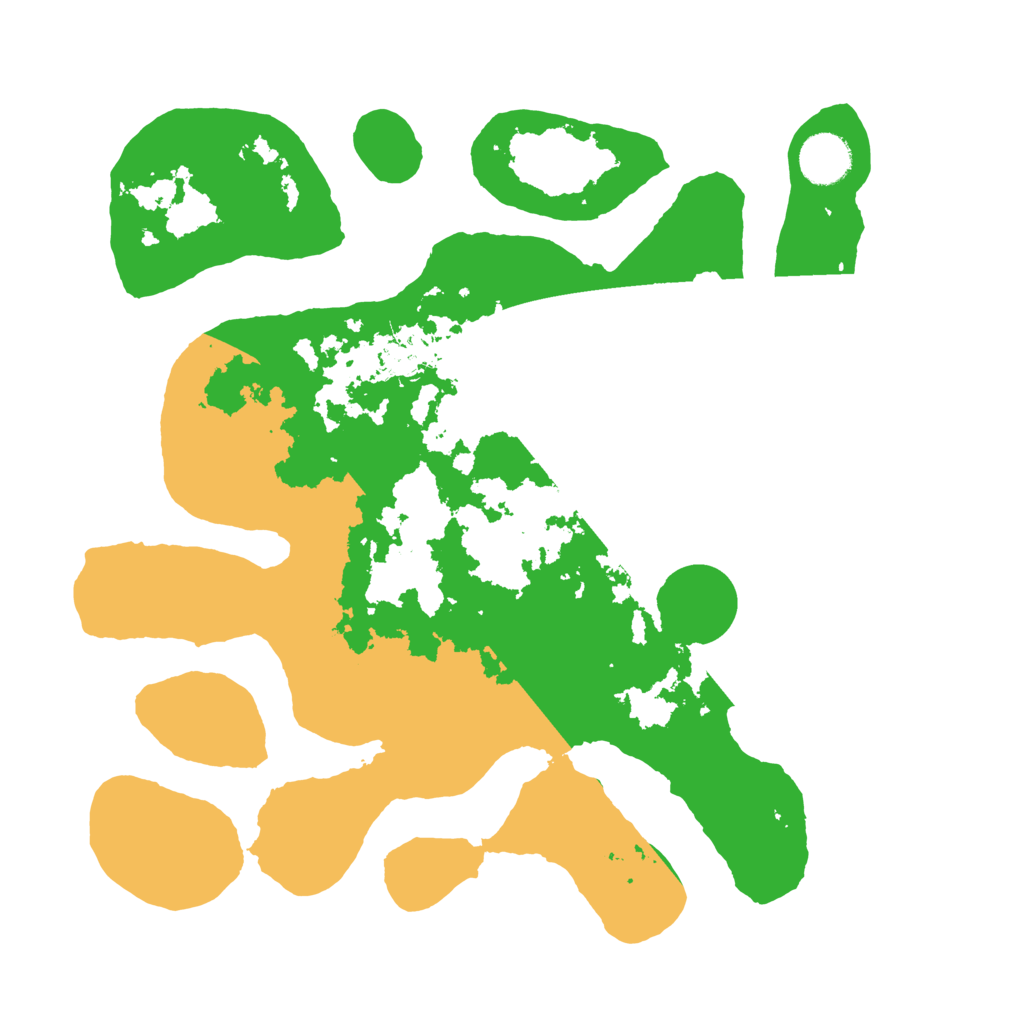 Biome Rust Map: Barren, Size: 3500, Seed: 4793393