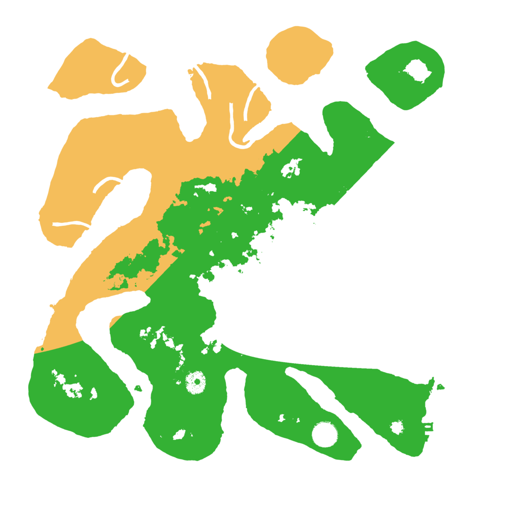 Biome Rust Map: Procedural Map, Size: 3500, Seed: 3706978