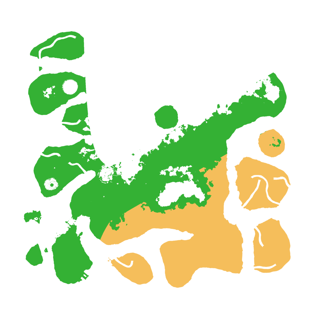 Biome Rust Map: Procedural Map, Size: 3700, Seed: 1763594924
