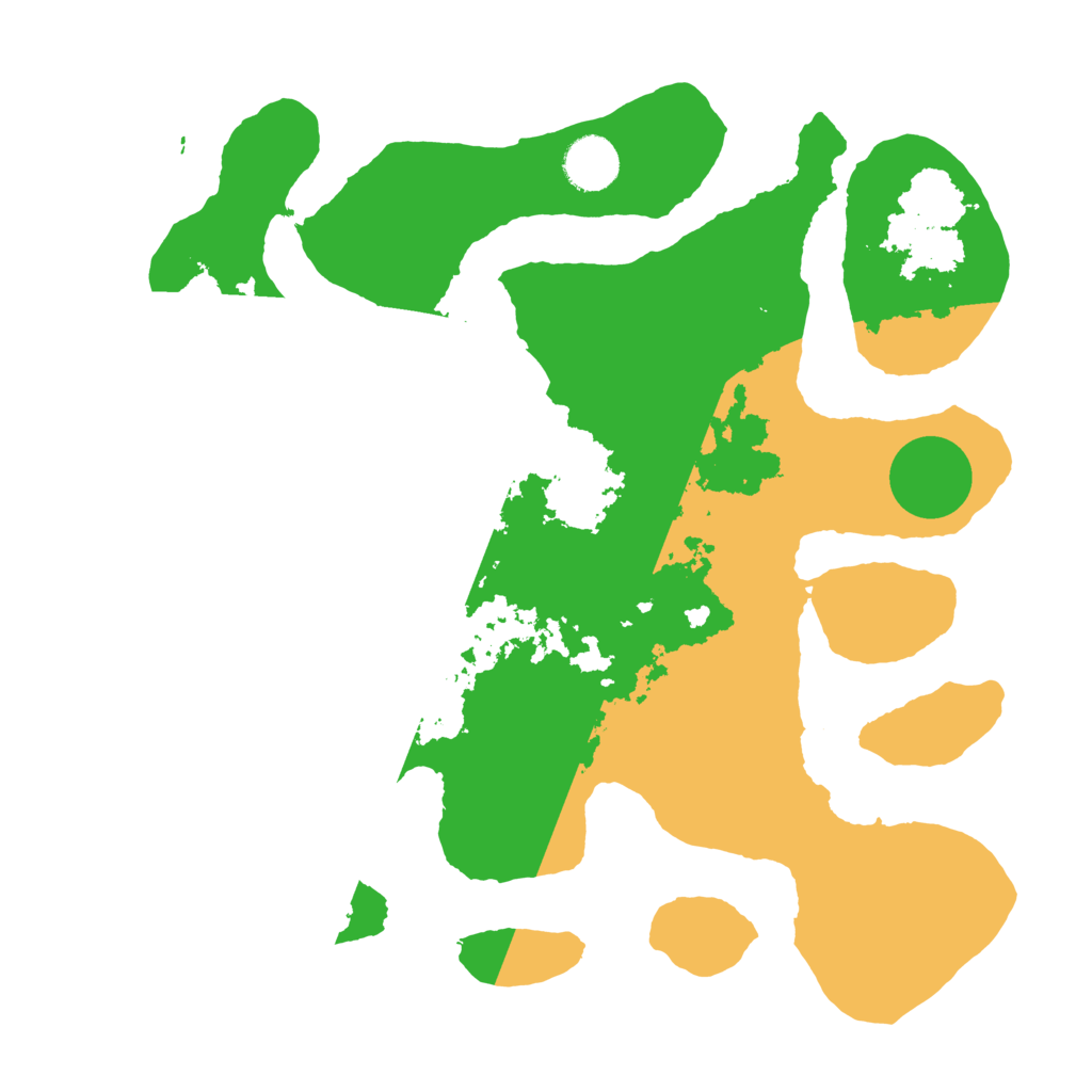 Biome Rust Map: Barren, Size: 3500, Seed: 1092093