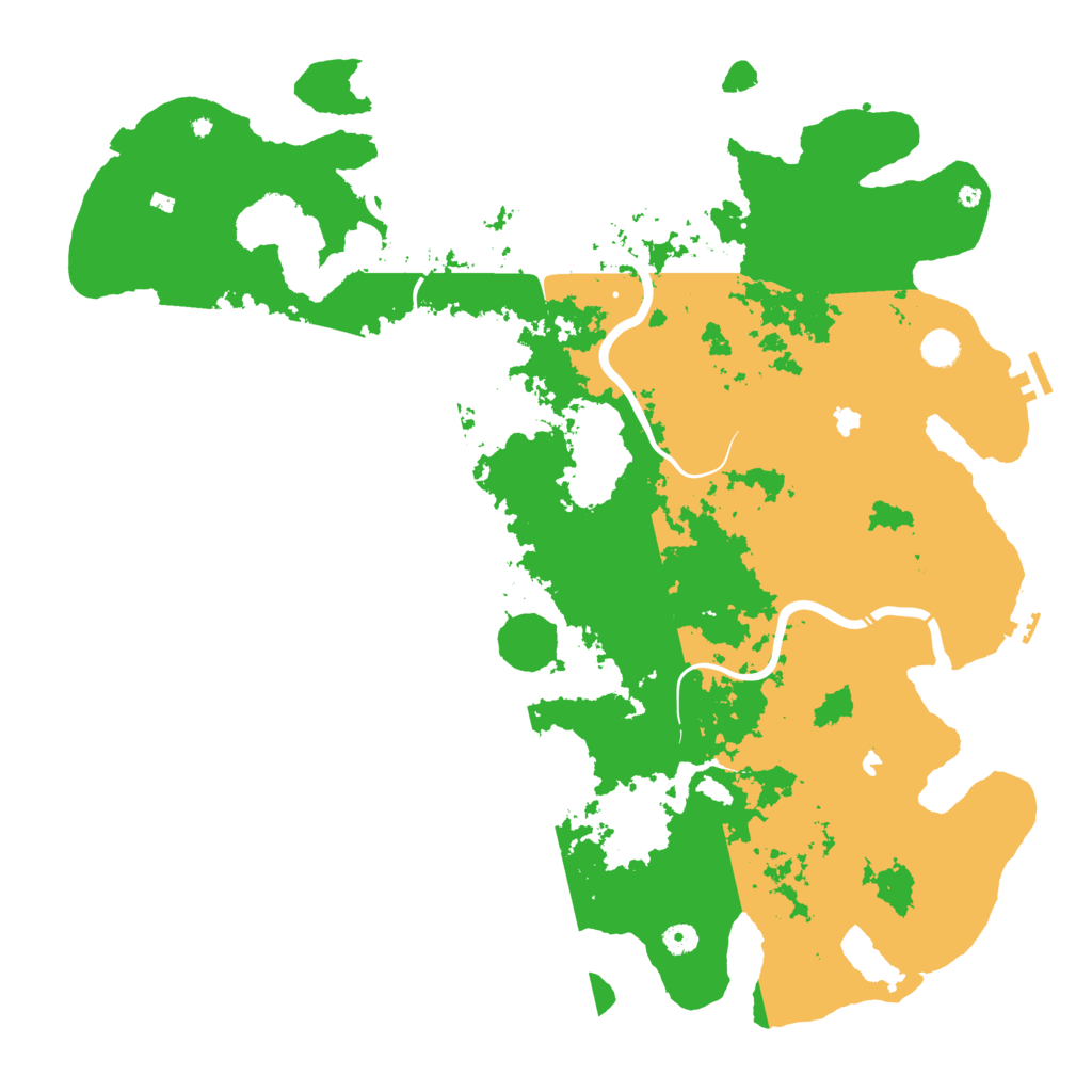 Biome Rust Map: Procedural Map, Size: 5000, Seed: 580615860