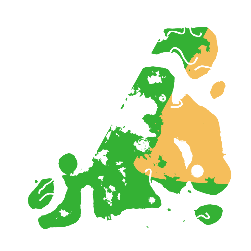Biome Rust Map: Procedural Map, Size: 3550, Seed: 868674
