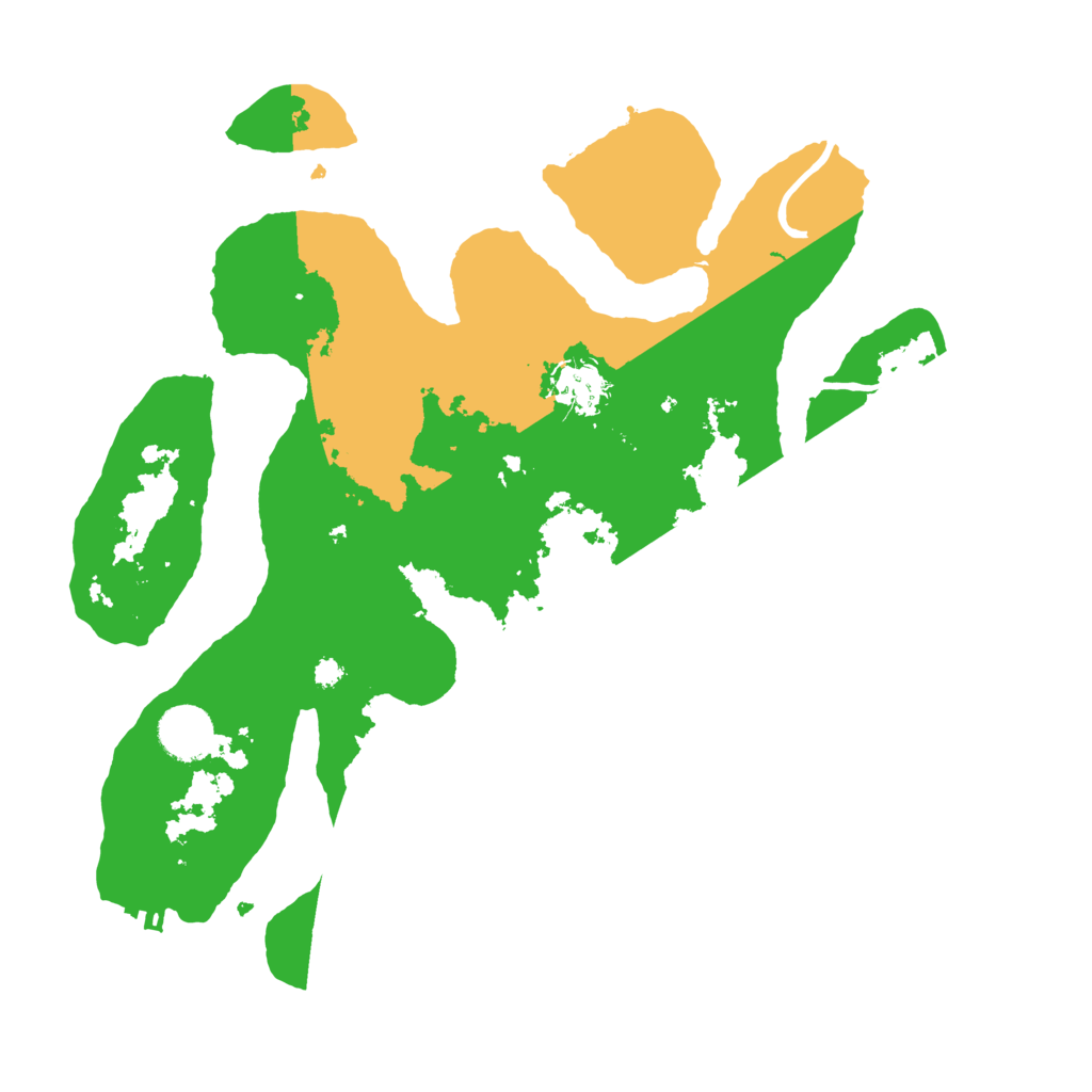 Biome Rust Map: Procedural Map, Size: 3500, Seed: 4636576