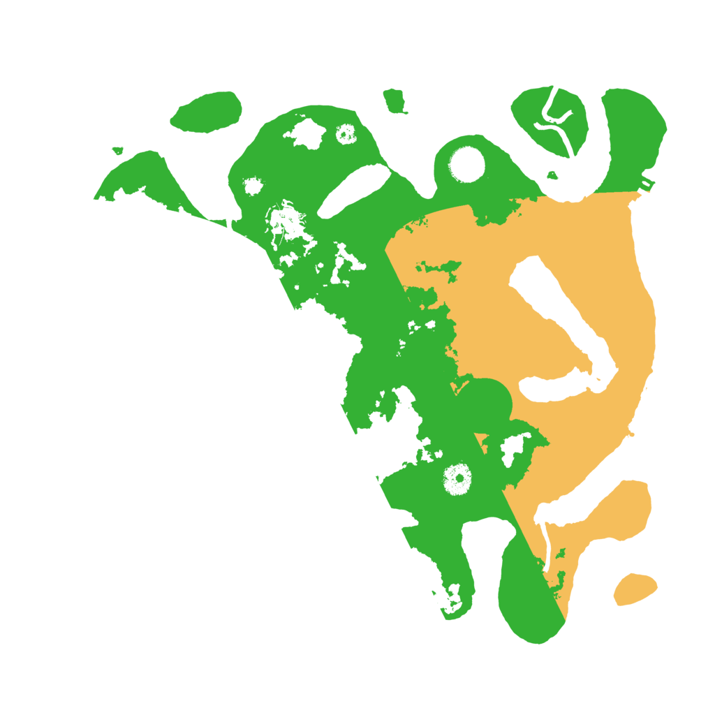 Biome Rust Map: Procedural Map, Size: 3550, Seed: 760594