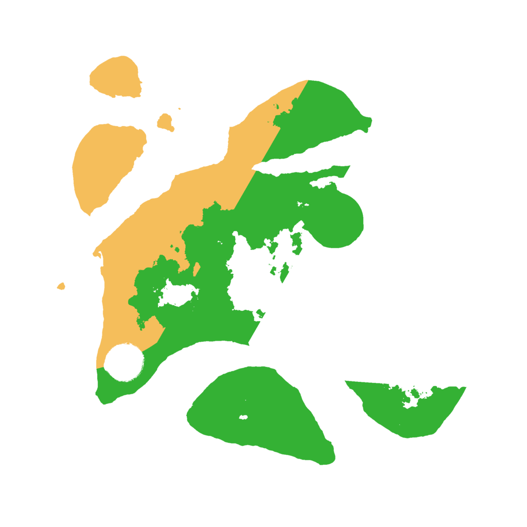 Biome Rust Map: Barren, Size: 2500, Seed: 4611286