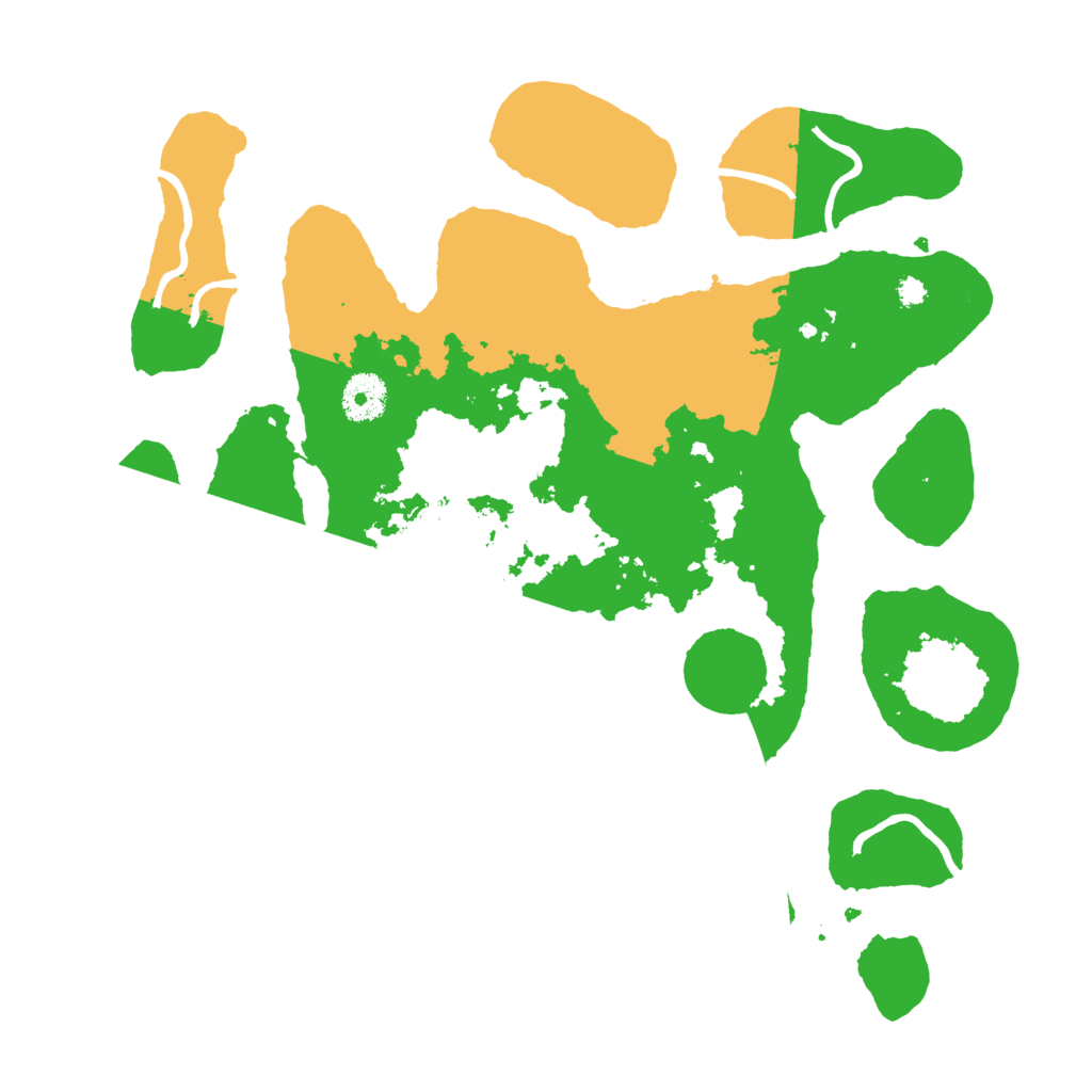 Biome Rust Map: Procedural Map, Size: 3500, Seed: 798561261