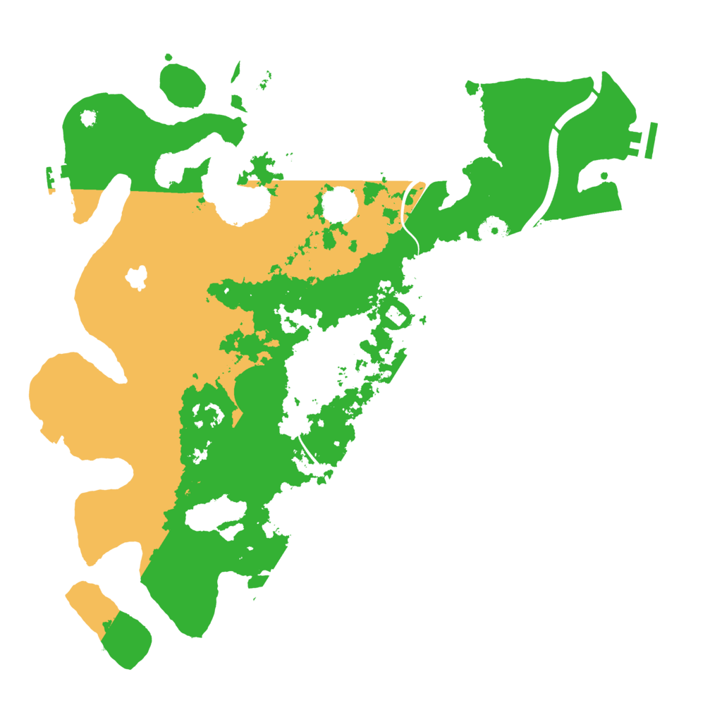 Biome Rust Map: Procedural Map, Size: 4000, Seed: 2424968
