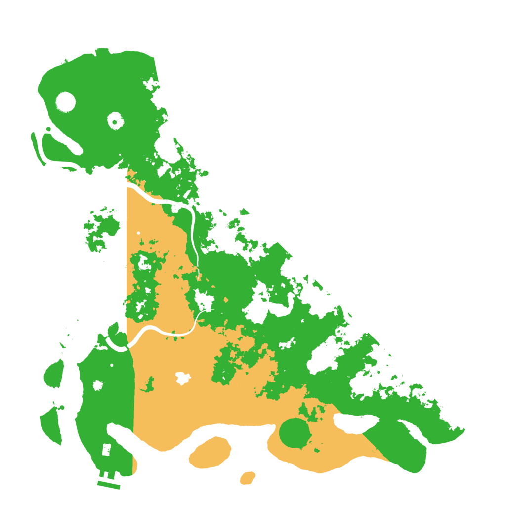 Biome Rust Map: Procedural Map, Size: 4500, Seed: 528800150