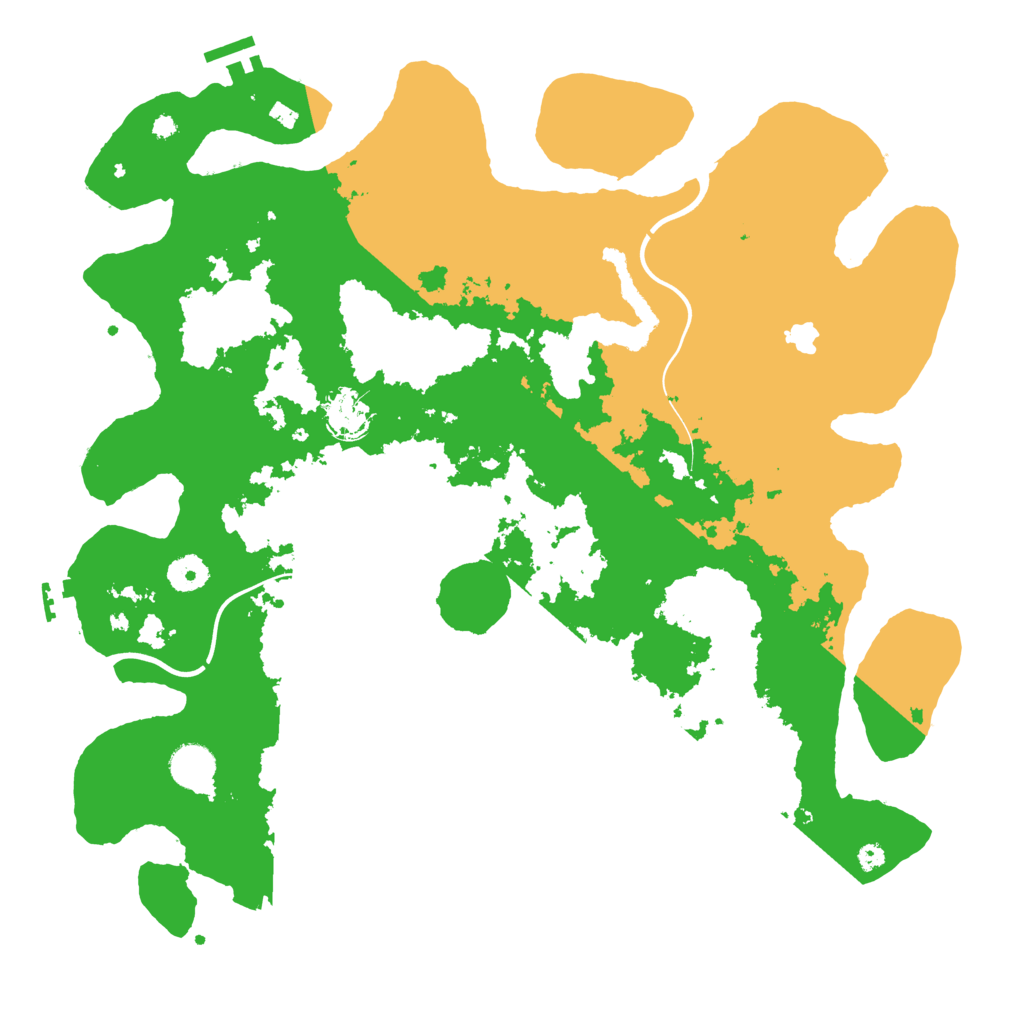 Biome Rust Map: Procedural Map, Size: 4000, Seed: 4931234
