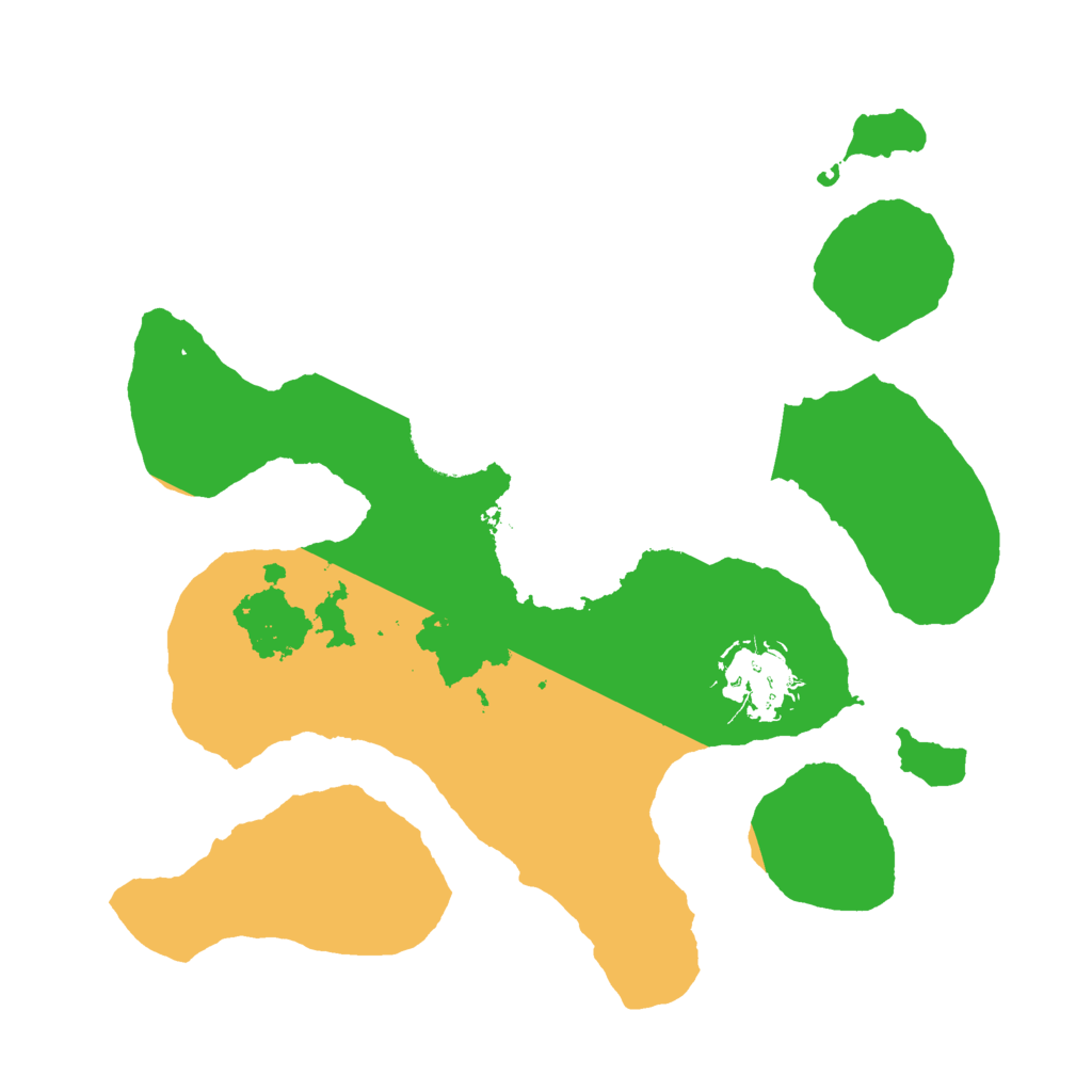 Biome Rust Map: Barren, Size: 2500, Seed: 2143431