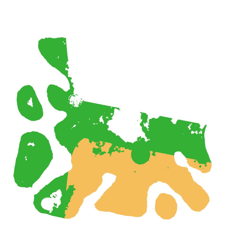 Biome Rust Map: Barren, Size: 3500, Seed: 3671757